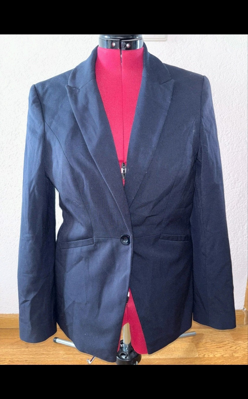 zgan blazer donkerblauw marks en spencer maat 40, Kleding | Dames, Maat 38/40 (M), Blauw, Marks en spencer, Ophalen of Verzenden