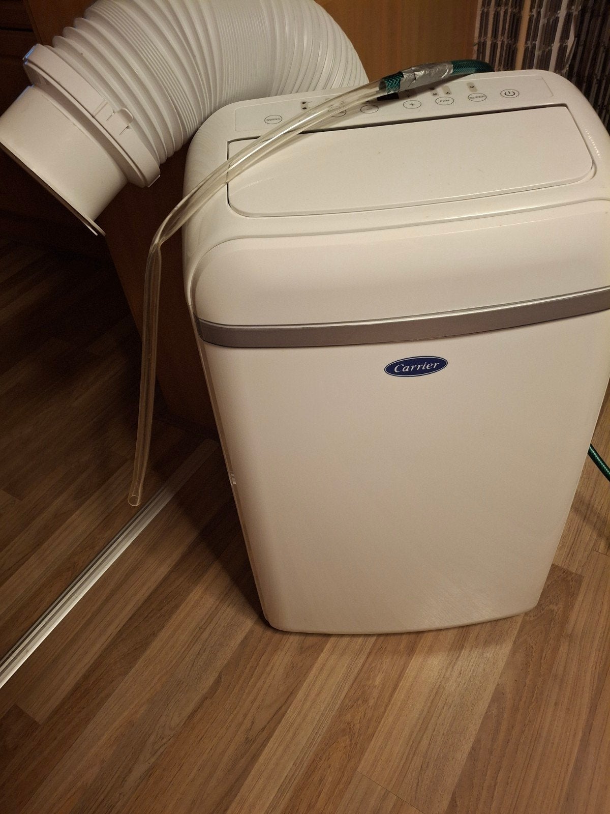 Carrier Mobiele Airco 3.5kW met Afstandsbediening, Ophalen, Koelen en Ontvochtigen, Timer, 3 snelheden of meer