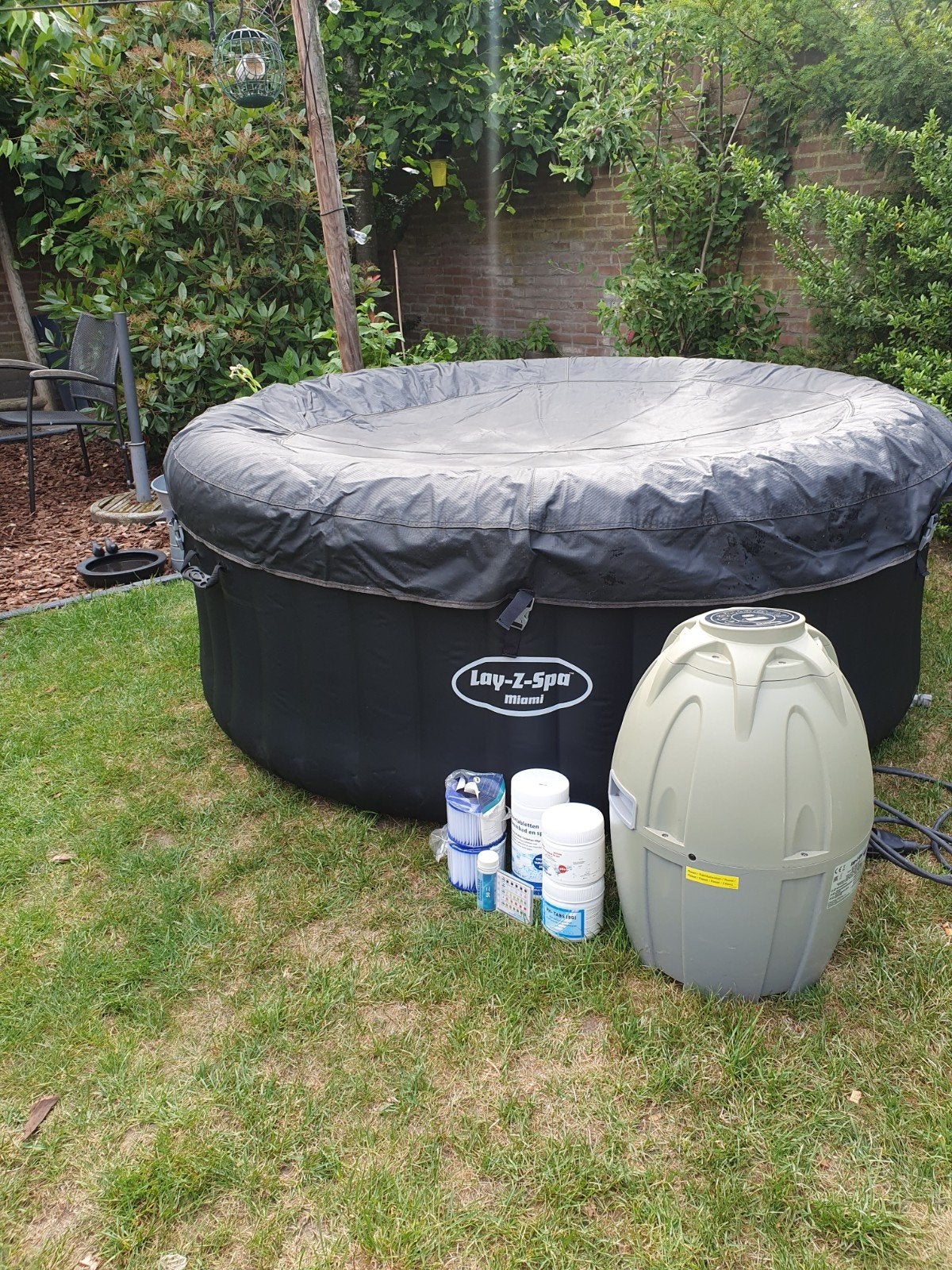 Bestway Lay-Z Miami spa, Ophalen, Gebruikt, Filter, Opblaasbaar