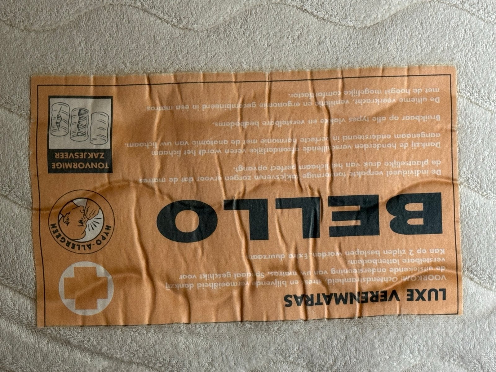 Bello Matrassen 200x70x18cm voor verstelbare bodem, Ophalen, Zo goed als nieuw, Matras, 200 cm