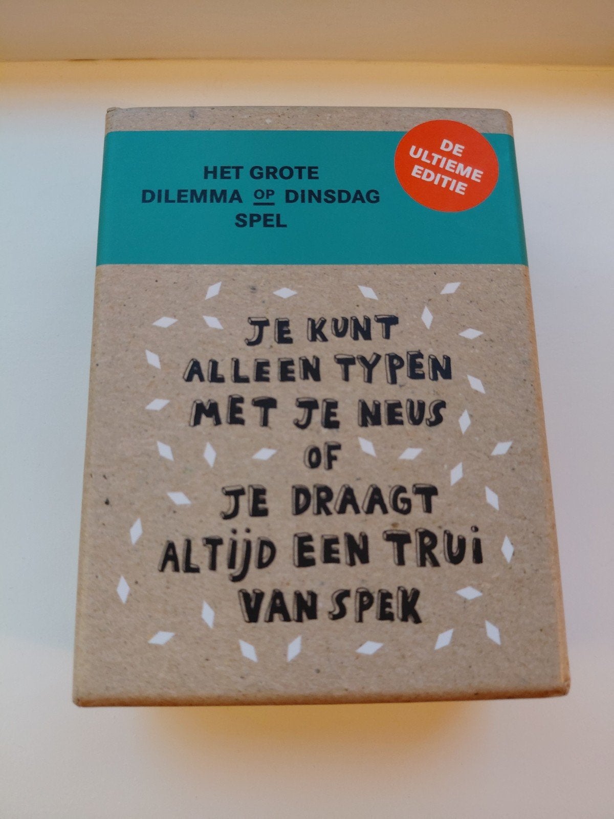 Het grote dilemma op dinsdag spel, Ophalen of Verzenden, Zo goed als nieuw, BIS Publishers