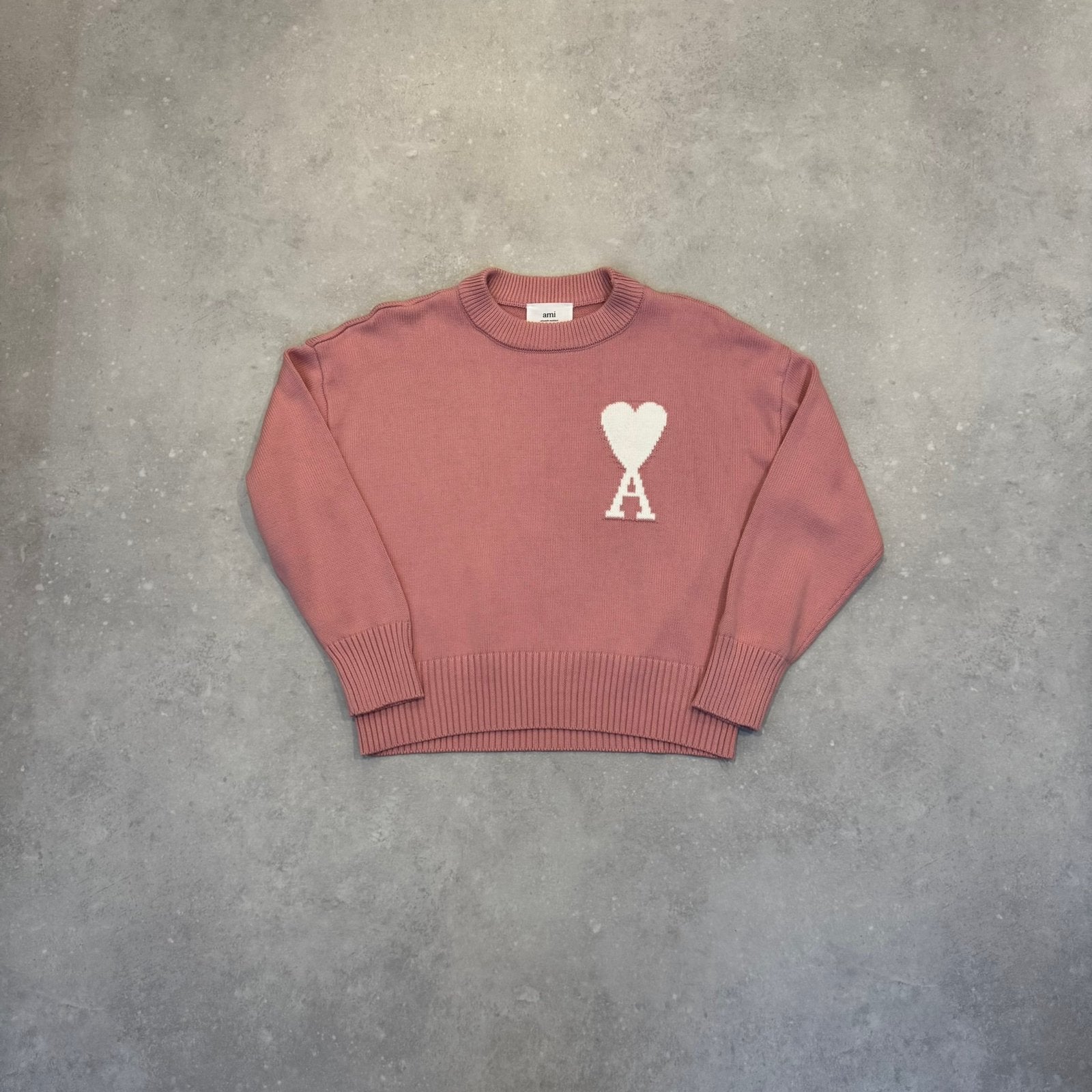 Ami Paris Sweater, Verzenden, Zo goed als nieuw, Maat 46 (S) of kleiner, Roze