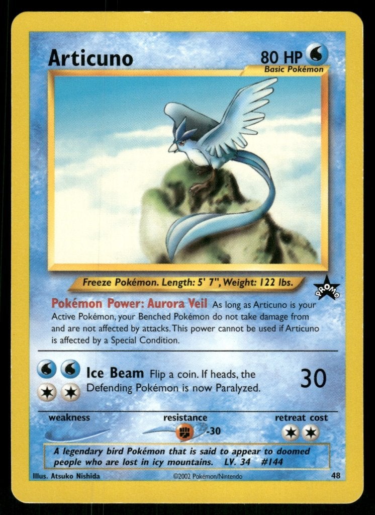 Articuno 48/53 - Wizards Black Star Promos (NM), Hobby en Vrije tijd, Verzenden, Gebruikt