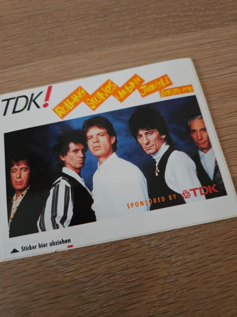 The Rolling Stones sticker, Ophalen of Verzenden, Boek, Tijdschrift of Artikel