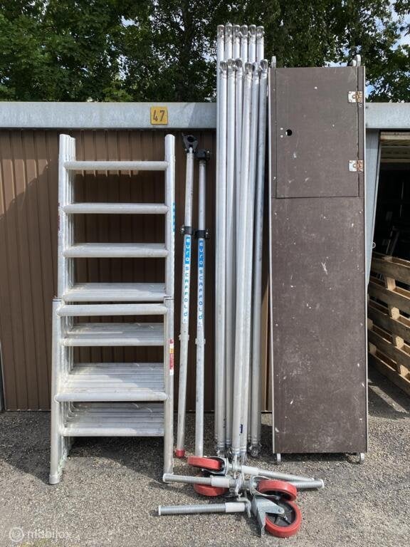 Euroscaffold rolsteiger 75x250x8,20WH, Ophalen, Gebruikt, Euroscaffold, Euroscaffold