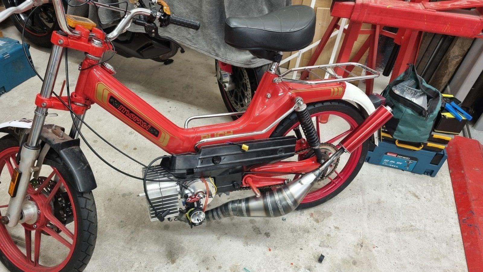 Puch maxi Kickstart blok met roterende inlaat., Fietsen en Brommers, Brommeronderdelen | Puch, Ophalen, Zo goed als nieuw, Blok
