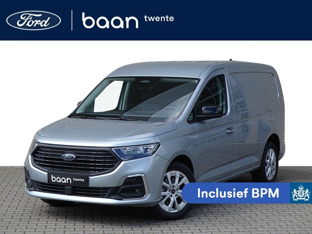 Ford Transit Connect 2.0 EcoBlue L2 Limited Automaat, Auto's, 12 maanden, Zwart, 122 pk, Origineel Nederlands