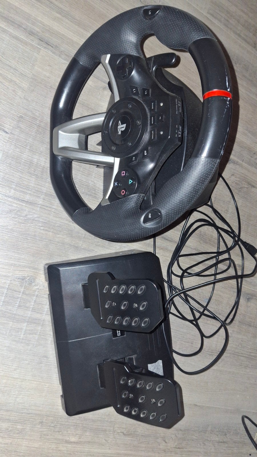 Hori Racestuur met Pedalen voor PlayStation, Ophalen, Racestuur, Gebruikt, PlayStation