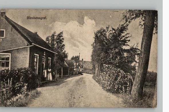 Bleskensgraaf  uitg W. Huisman, Ophalen of Verzenden, Voor 1920, Gelopen, Zuid-Holland