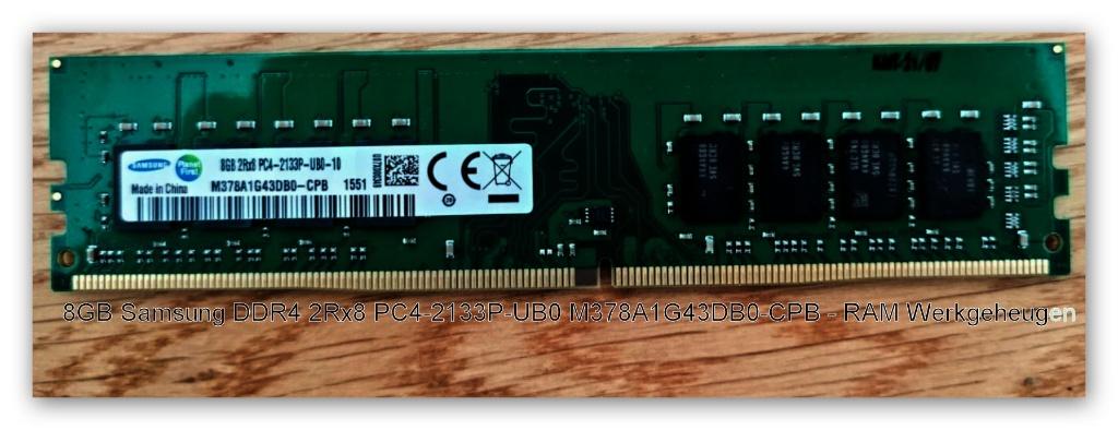 computer geheugen, Computers en Software, DDR4, 8 GB, Ophalen of Verzenden, Zo goed als nieuw