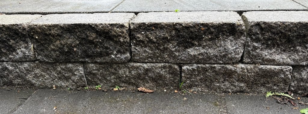 Granuwall roubaix stapelblokken 12*12*30 cm, Tuin en Terras, Ophalen, Gebruikt, Overige typen, 5 tot 10 m²