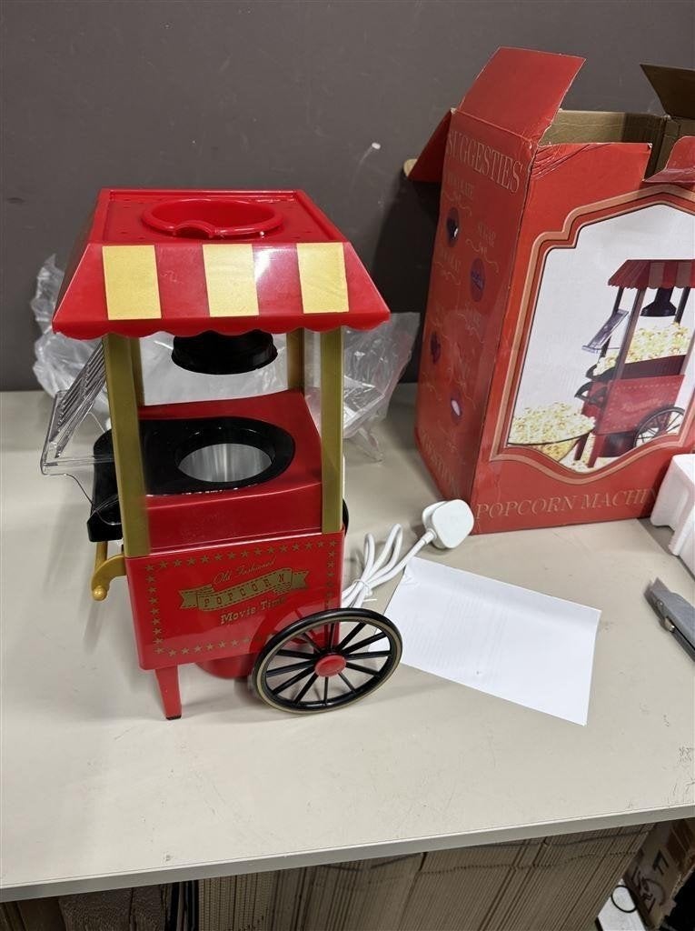 vet vrije popcorn machine, Ophalen of Verzenden, Nieuw