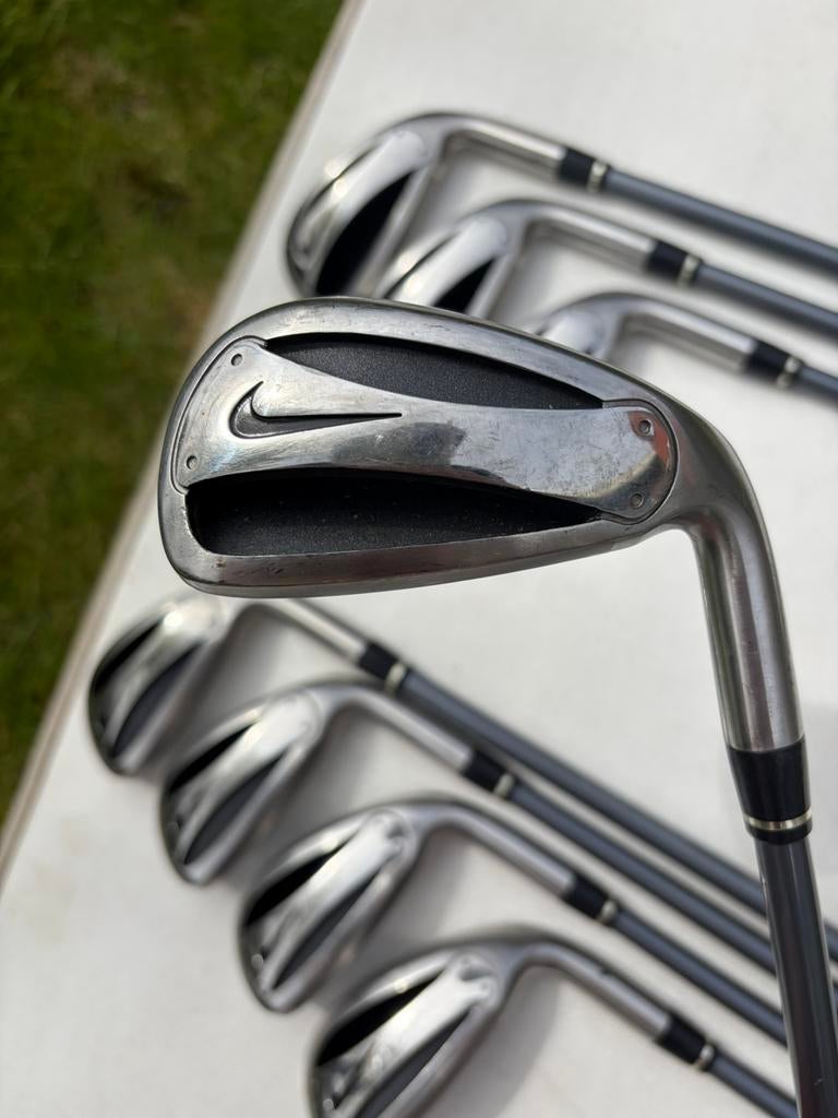 Nike Slingshot ijzers 4-S | Regular flex graphite, Sport en Fitness, Golf, Ophalen of Verzenden, Gebruikt, Set, Overige merken