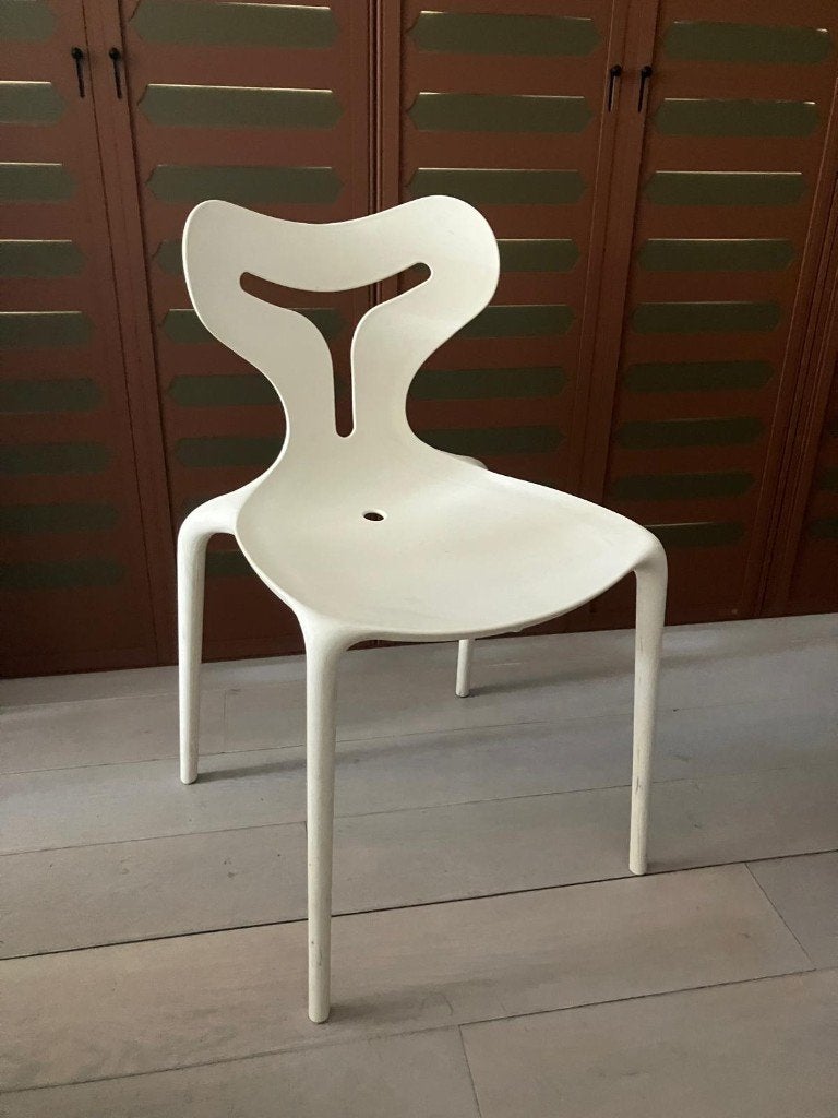 calligaris area 51 stoel, Ophalen, Kunststof, Wit, Zo goed als nieuw