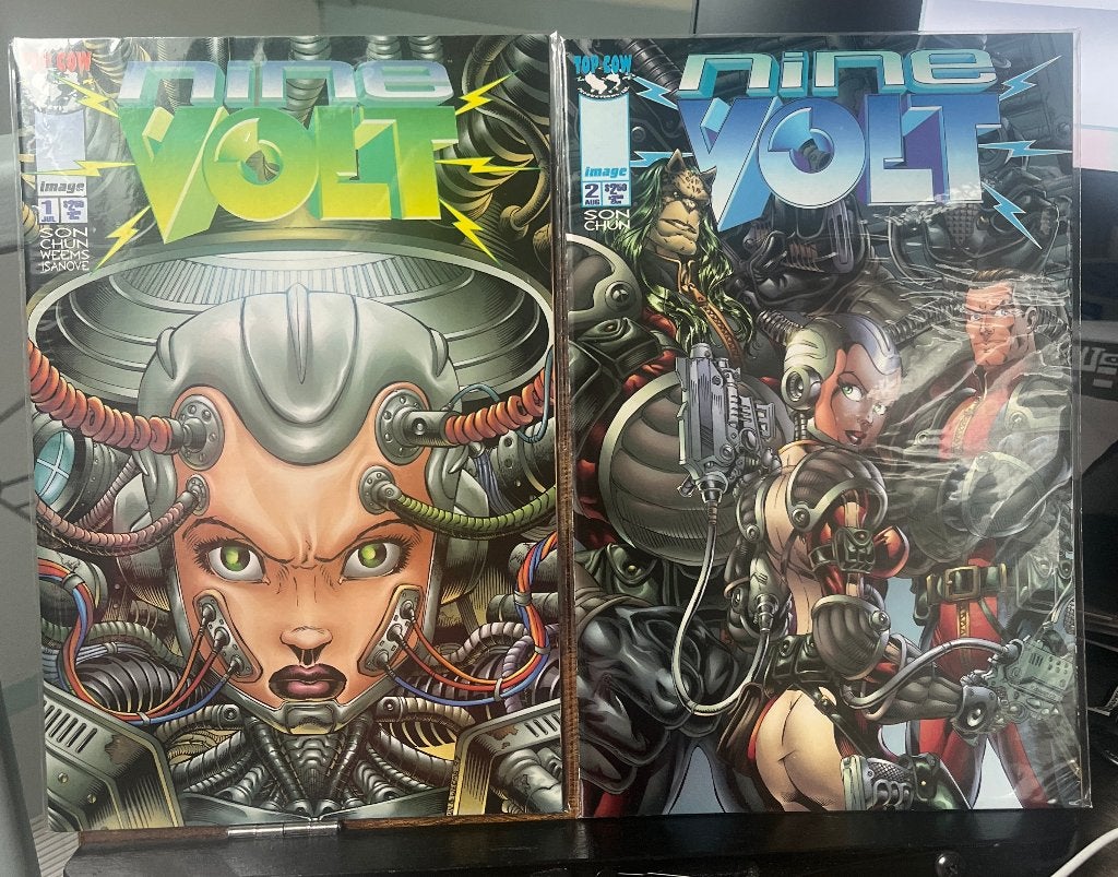 Nine Volt #1-4 complete set (Image Comics/Top Cow), Amerika, Complete serie of reeks, Ophalen of Verzenden, Zo goed als nieuw