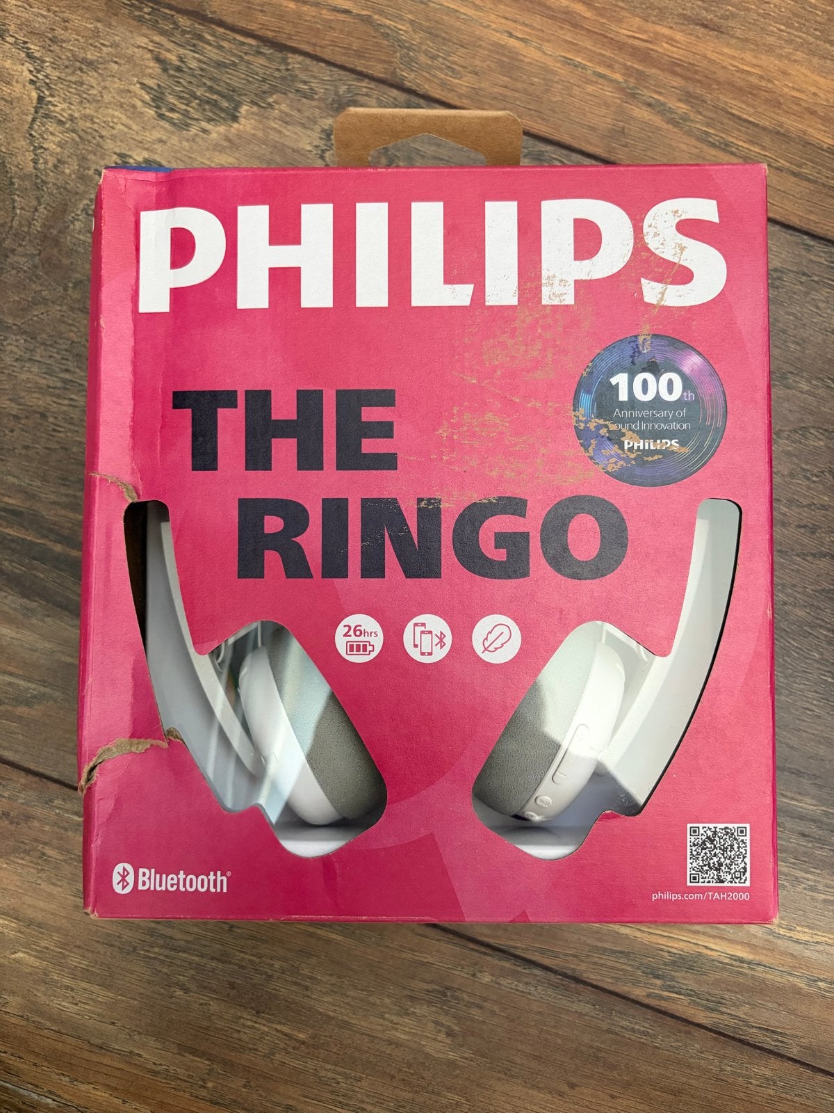 Philips The Ringo TAH2000 On-ear Koptelefoon - Nieuw in doos, Audio, Tv en Foto, Koptelefoons, Philips, Bluetooth, Nieuw, On-ear