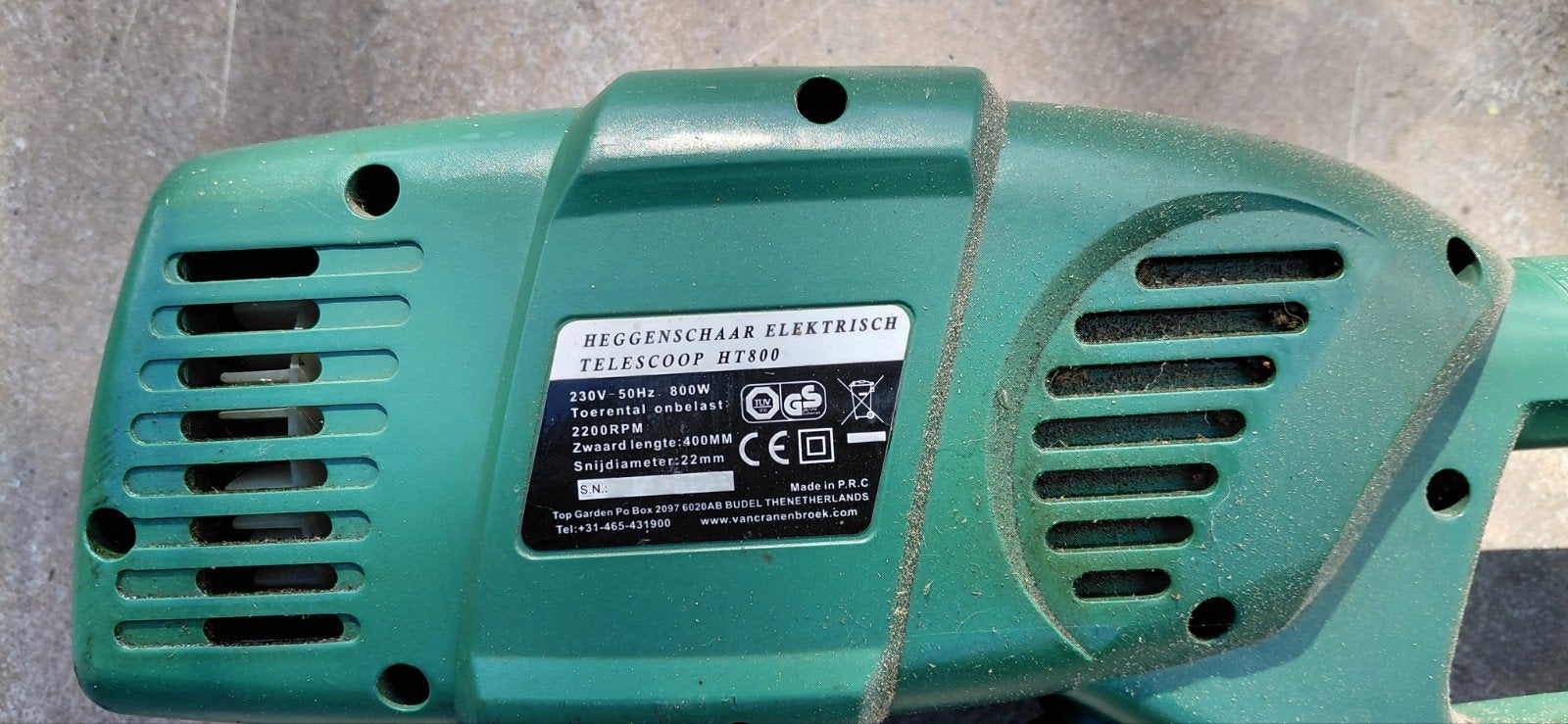 Elektrische Heggenschaar Telescoop HT800, Ophalen of Verzenden