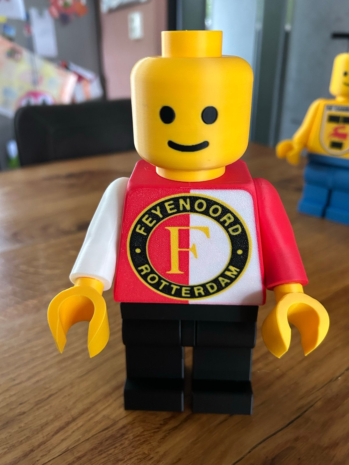 20 cm Nieuw 3D Feyenoord poppetje - Uniek verzamelobject!, Ophalen of Verzenden, Nieuw, Minifiguur, Lego