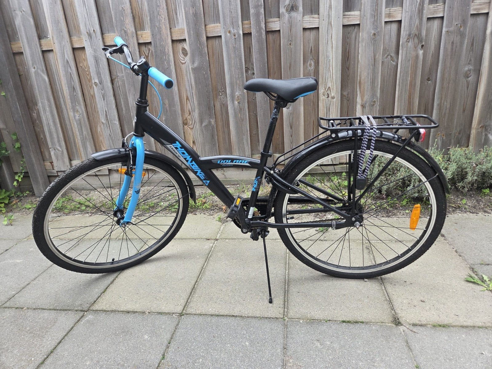 Zwarte Volare Thombike kinderfiets 26 inch, Gebruikt, Velgrem, Minder dan 49 cm, Ophalen