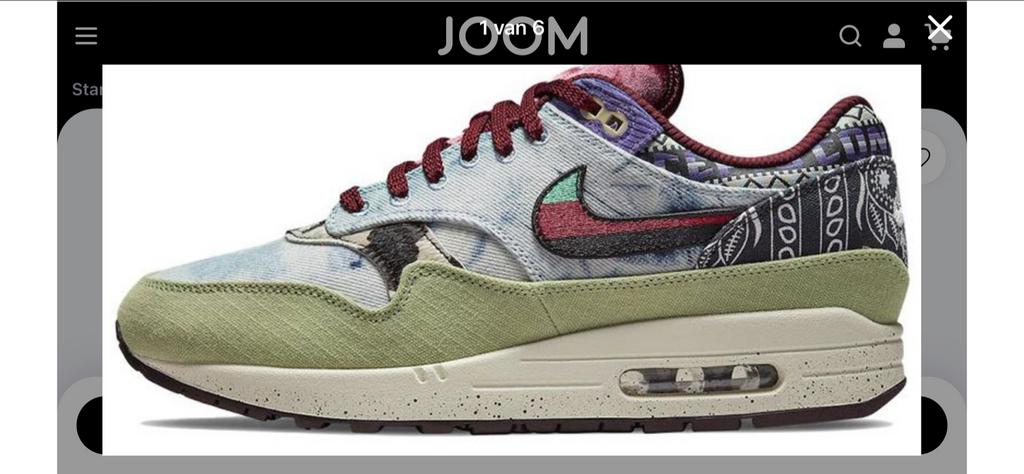 Nike Air Max 1 Concepts, Kleding | Heren, Schoenen, Ophalen of Verzenden, Zo goed als nieuw, Overige kleuren, Sneakers of Gympen