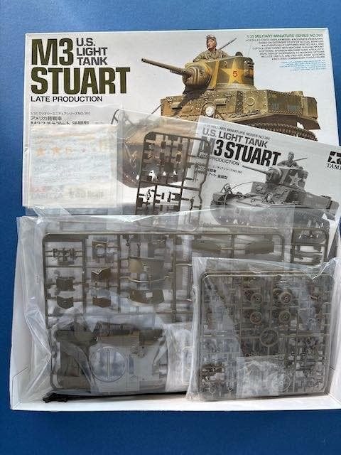 Tamiya	35360	M3 Stuart Late Production	1/35, Tank, Verzenden, 1:32 tot 1:50, Nieuw