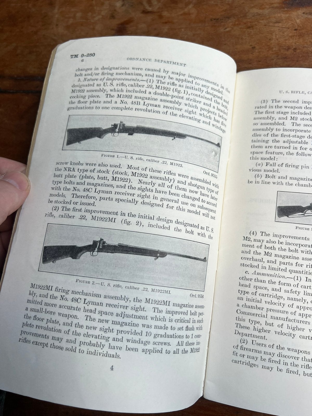 WO2 Amerikaans voorschrift M1922 .22 geweer training rifle, Amerika, Verzenden, Boek of Tijdschrift