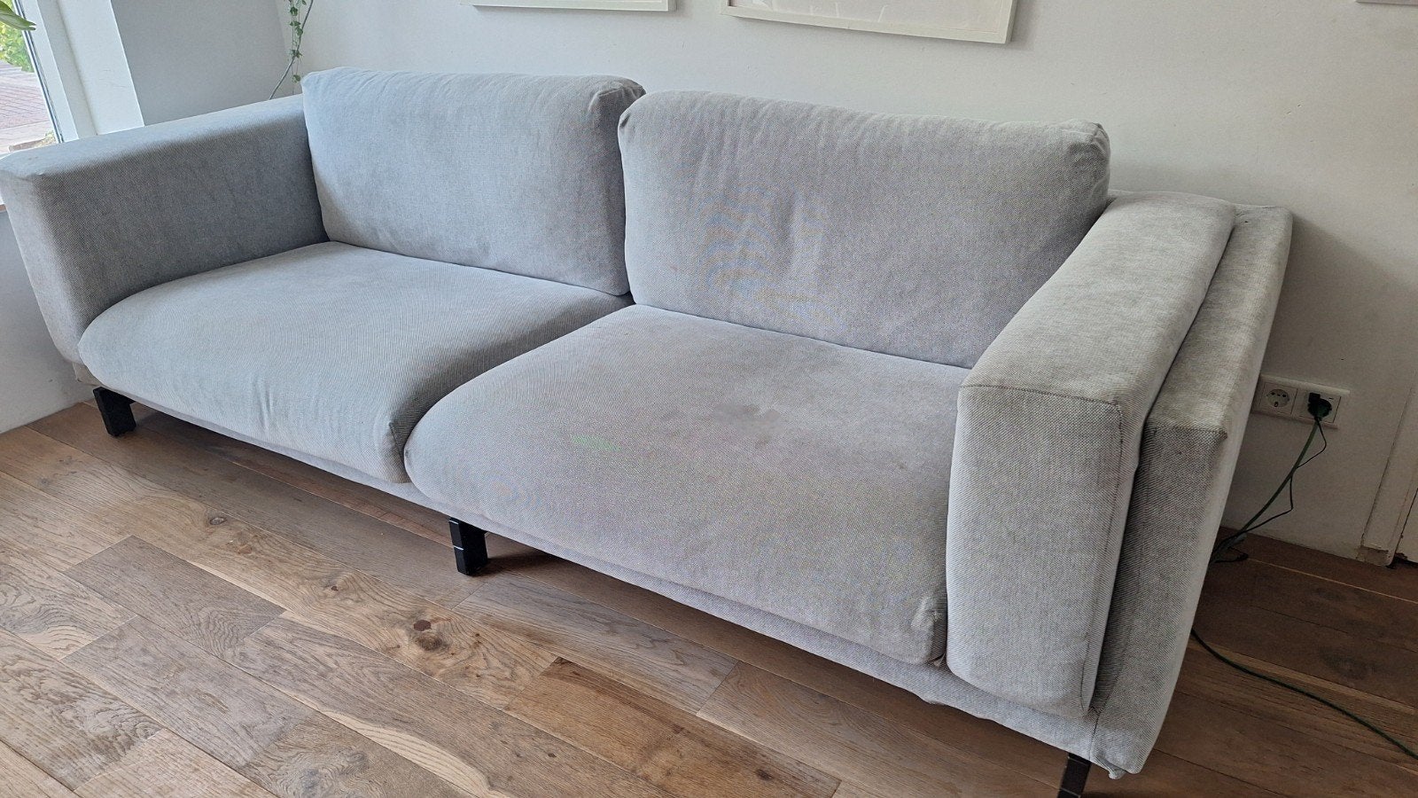 IKEA Nockeby 2-zitsbank - gebruikt maar prima staat, Huis en Inrichting, Banken | Bankstellen, Ophalen, Modern, Scandinavisch
