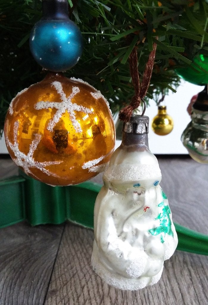 1950-1970 Groot Lot Glazen Antieke Kerstballen Kerstbal Glas, Diversen, Nvt., Gebruikt, Ophalen of Verzenden, Nvt.
