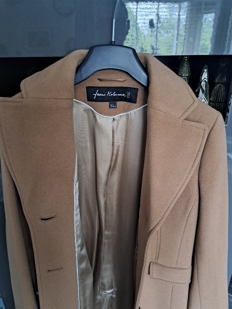 winter jas, Beige, Zo goed als nieuw, Frans Molenaar, Ophalen