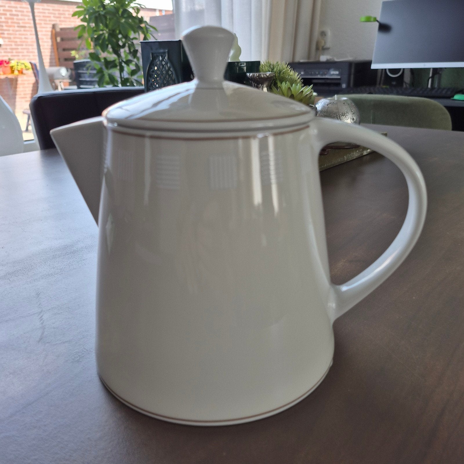 Theepot - Art+Design Sahara - Zo goed als nieuw, Overige merken, Keramiek, Ophalen of Verzenden, Zo goed als nieuw