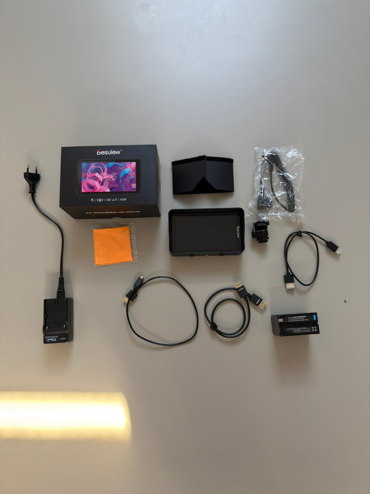 Desview R5 5.5 inch HDR HDMI monitor + Batterij en lader, Overige soorten, Minder dan 8x, Zo goed als nieuw, Ophalen