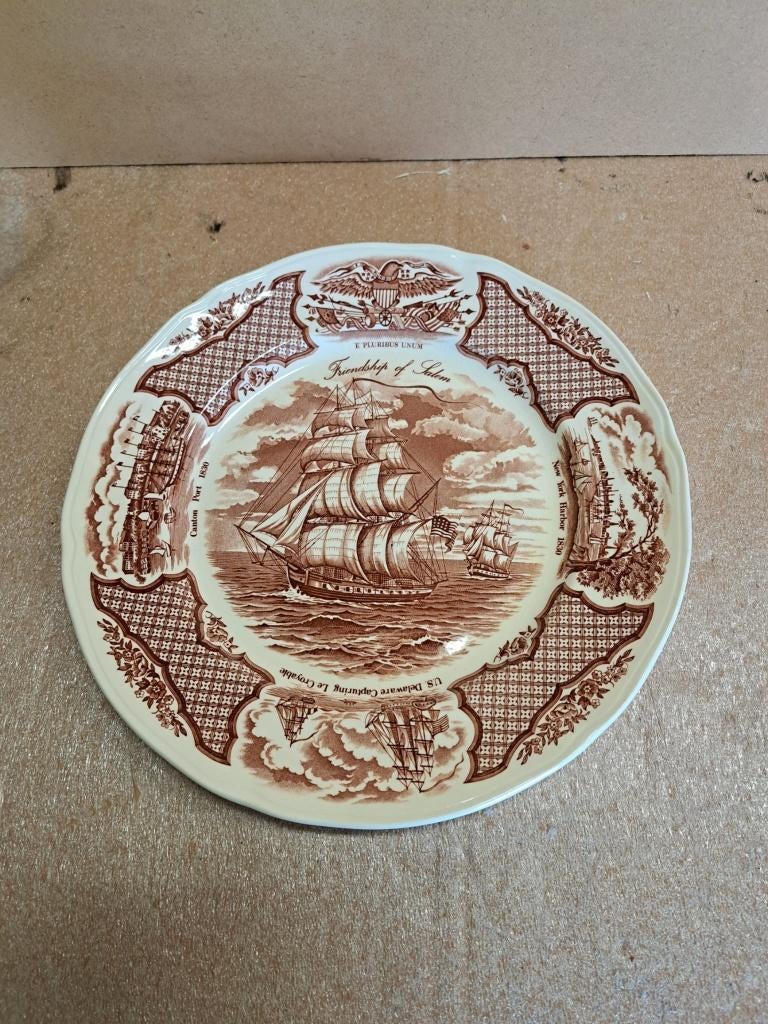 Vintage dinerbord Alfred Meachin, Ophalen