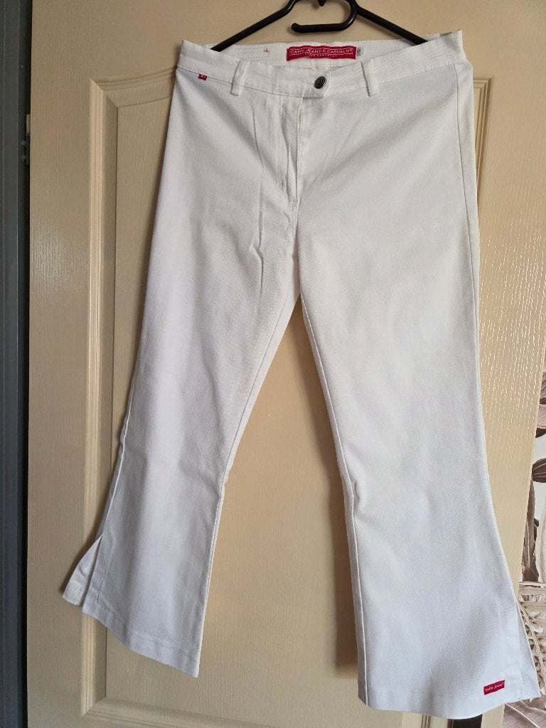 Witte stretch broek van Cars, Maat 38/40 (M), Wit, Ophalen of Verzenden, Zo goed als nieuw