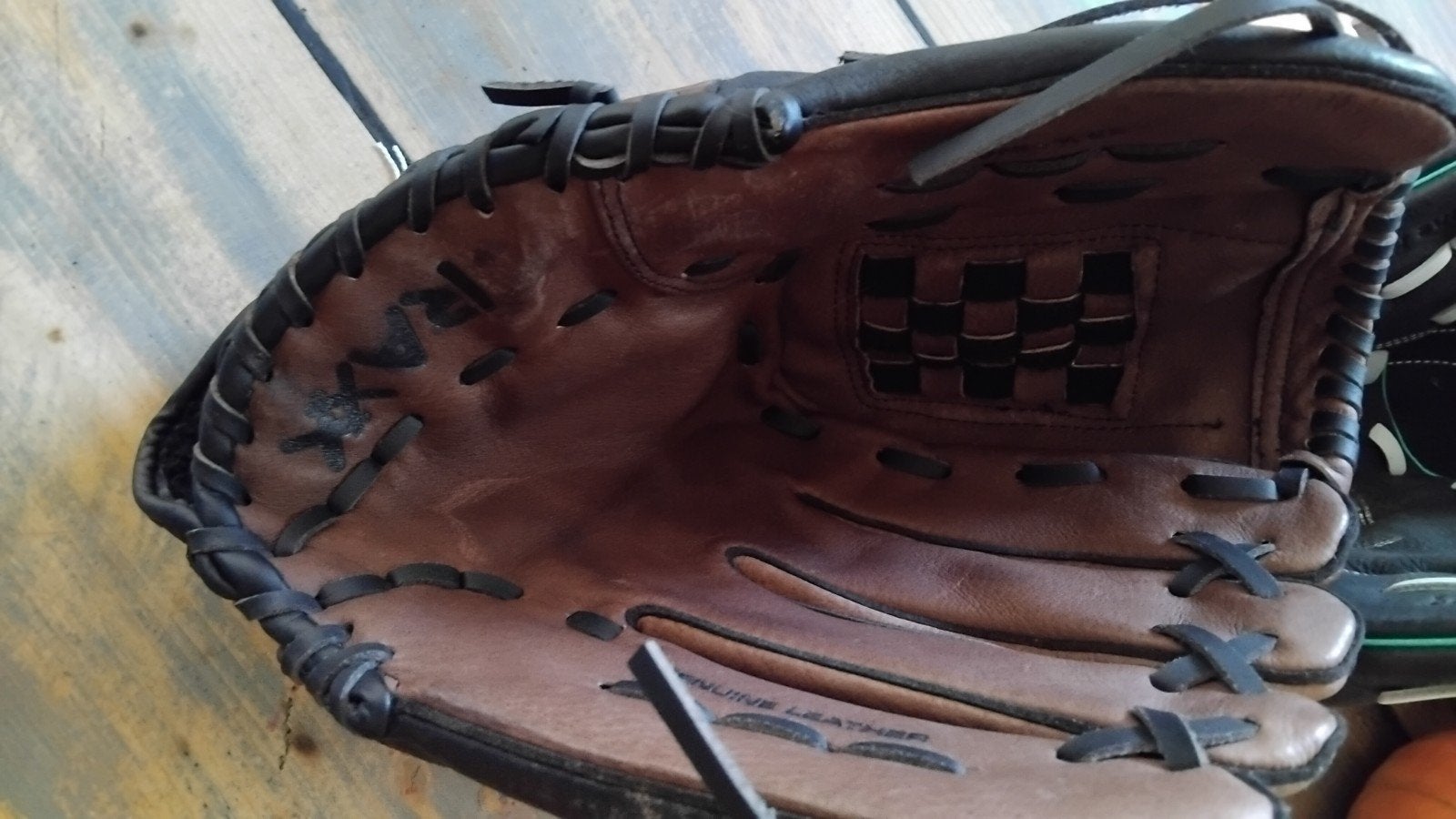 Rawlings honkbalhandschoen - Zwart/Bruin, Ophalen of Verzenden