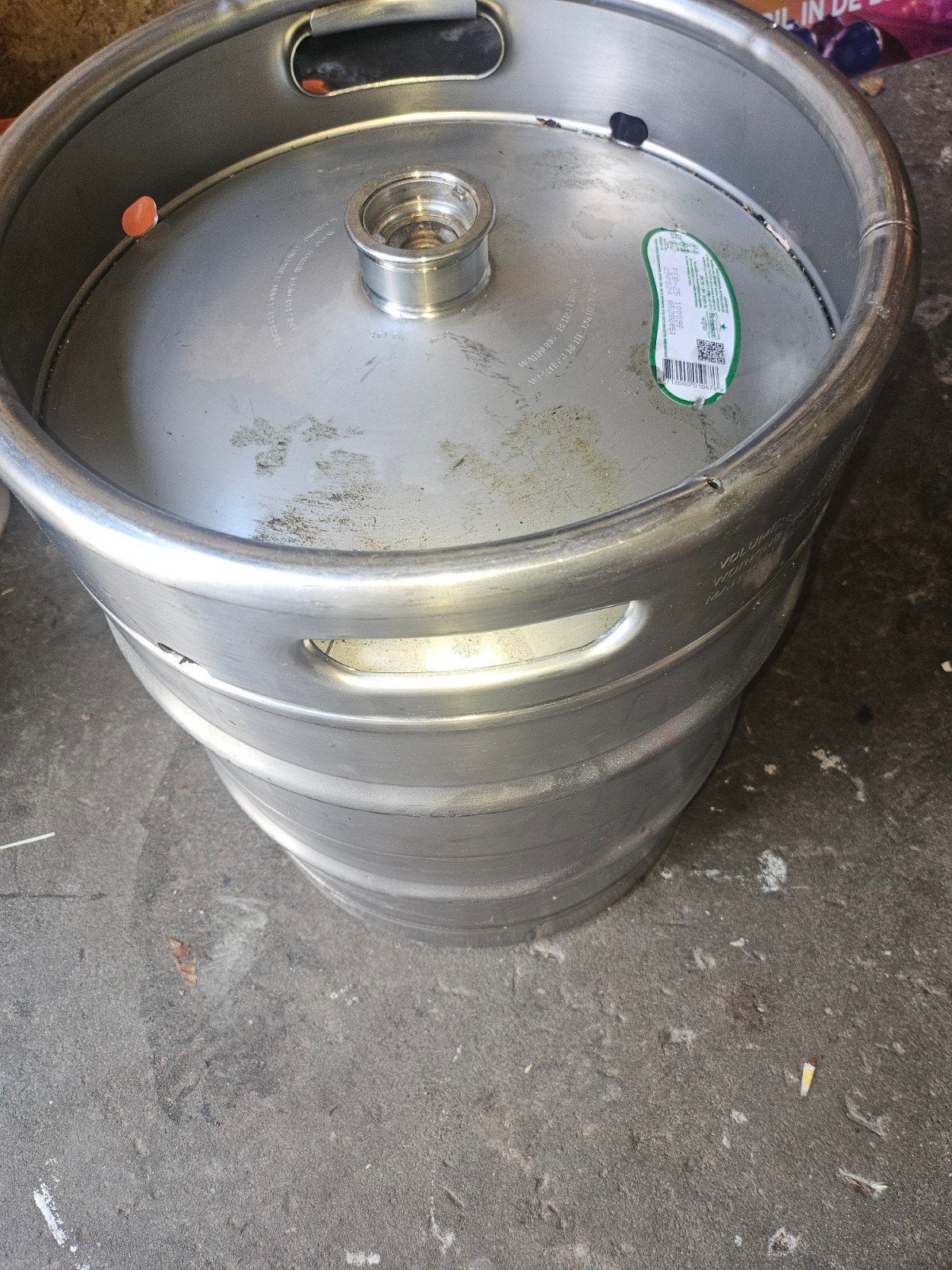 Leeg Heineken fust (30L), Ophalen, Gebruikt, Heineken