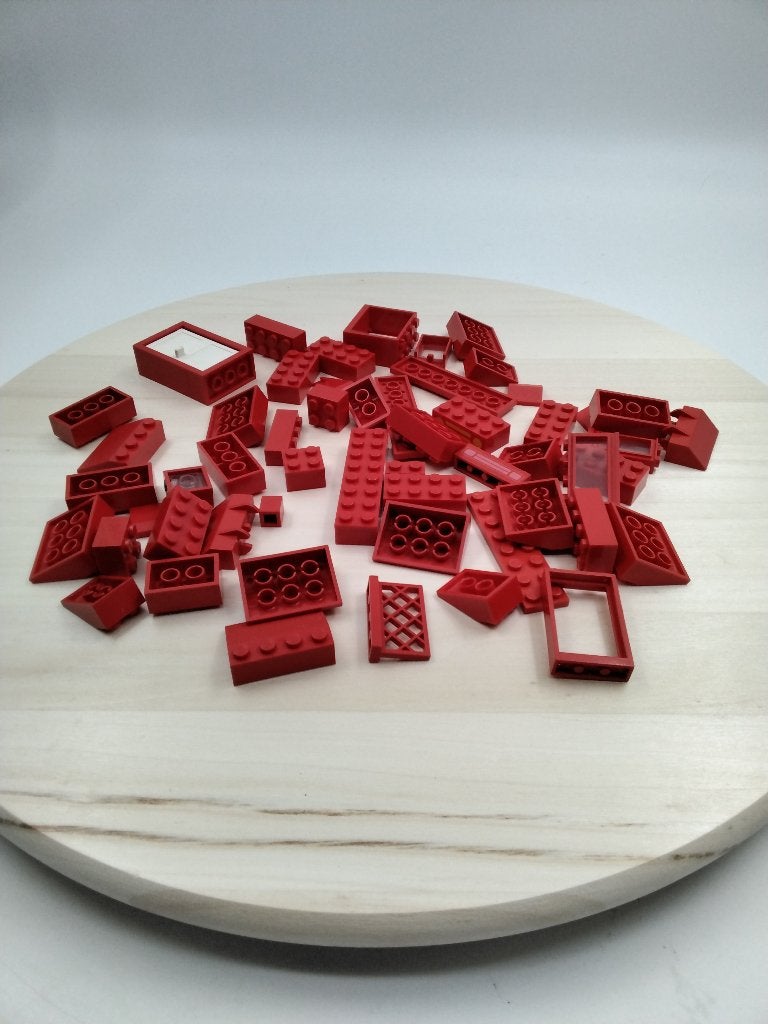 rode lego blokjes vintage 107 gram, Gebruikt, Overige thema's, Lego, Ophalen of Verzenden