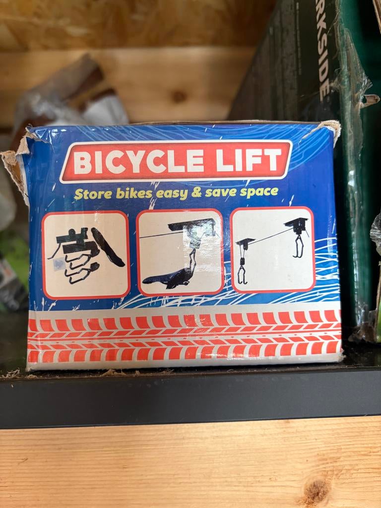 Bicycle Lift - Fietslift voor plafondmontage, Ophalen, Nieuw
