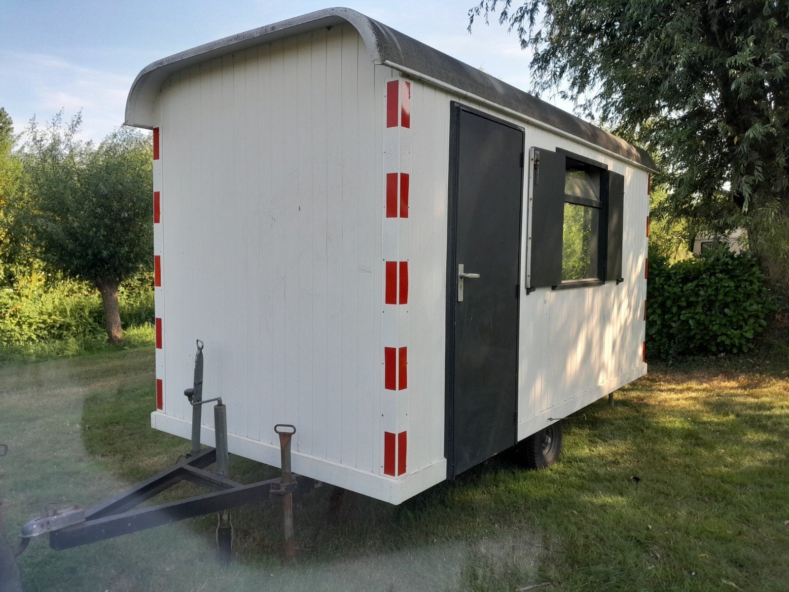 pipo wagen bouwkeet, Ophalen, Gebruikt
