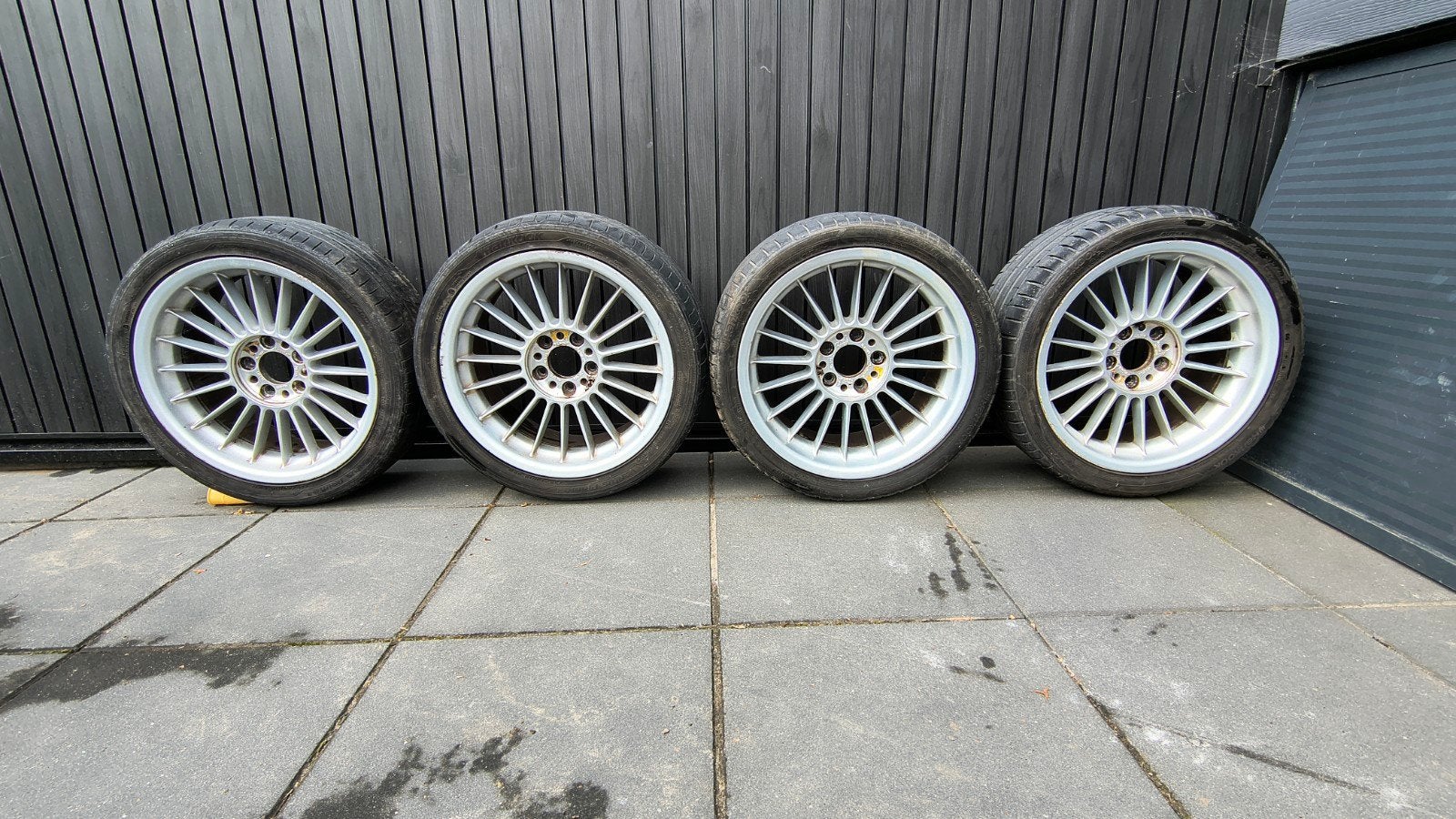 Originele alpina softline velgen 18" bmw, breedset, compleet, Ophalen