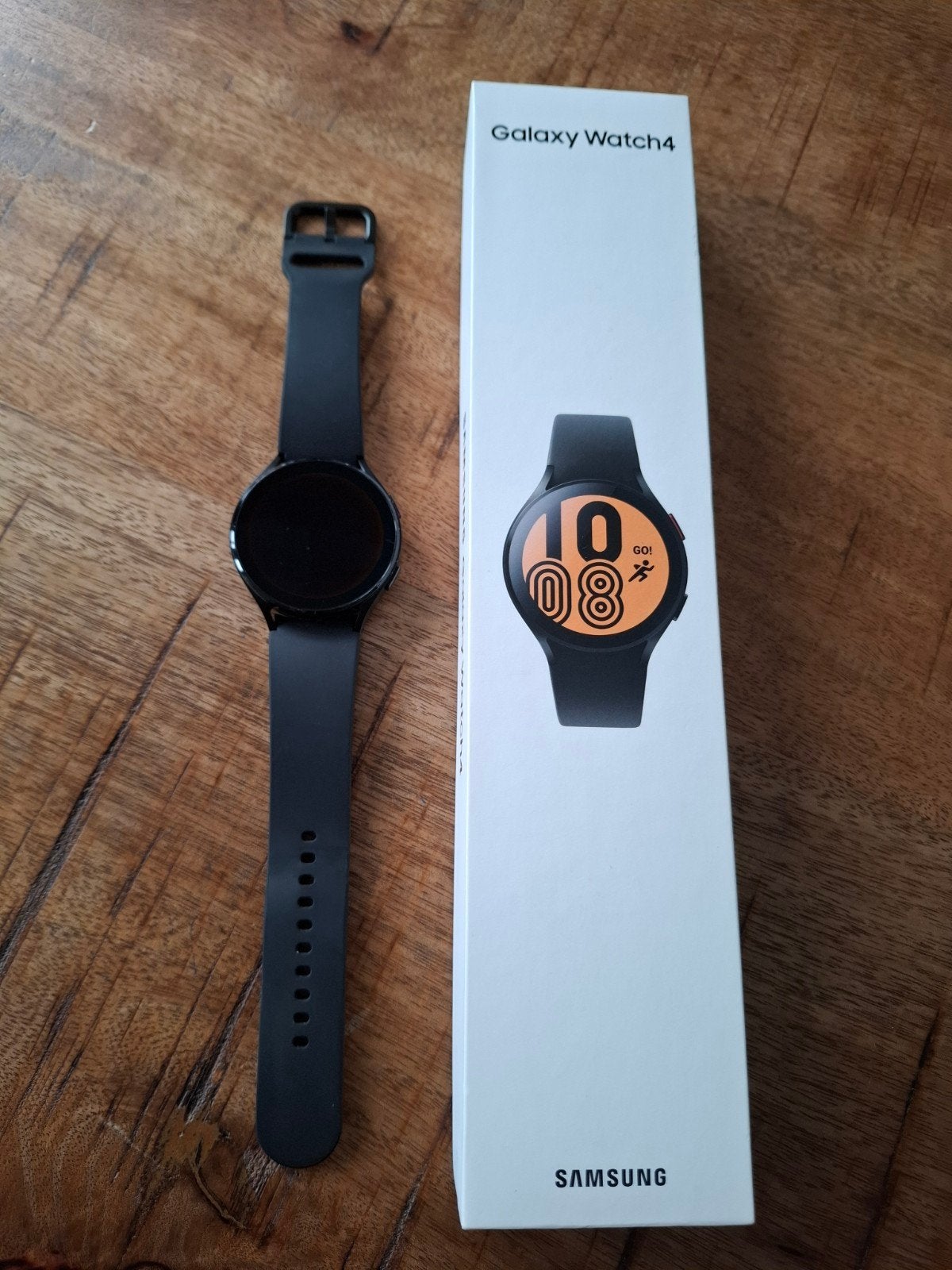 samsung smartwatch 4, Ophalen of Verzenden, Zo goed als nieuw, Zwart, Android