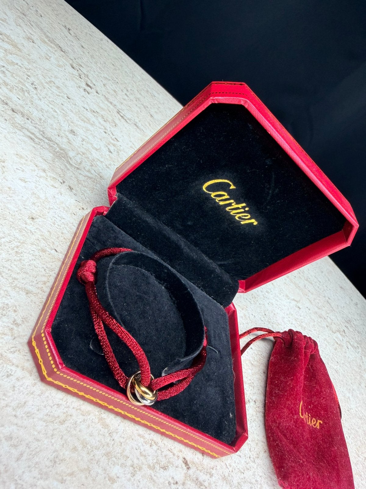 Cartier Trinity Bracelet ‘Armband’ Red/Rood, Ophalen of Verzenden, Zo goed als nieuw, Rood, Goud