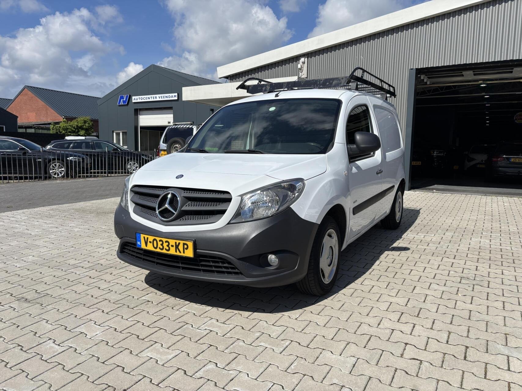 Mercedes Citan 108 CDI Airco Cruise Trekhaak Schuifdeur, Auto's, Voorwielaandrijving, Stof, Gebruikt, 4 cilinders