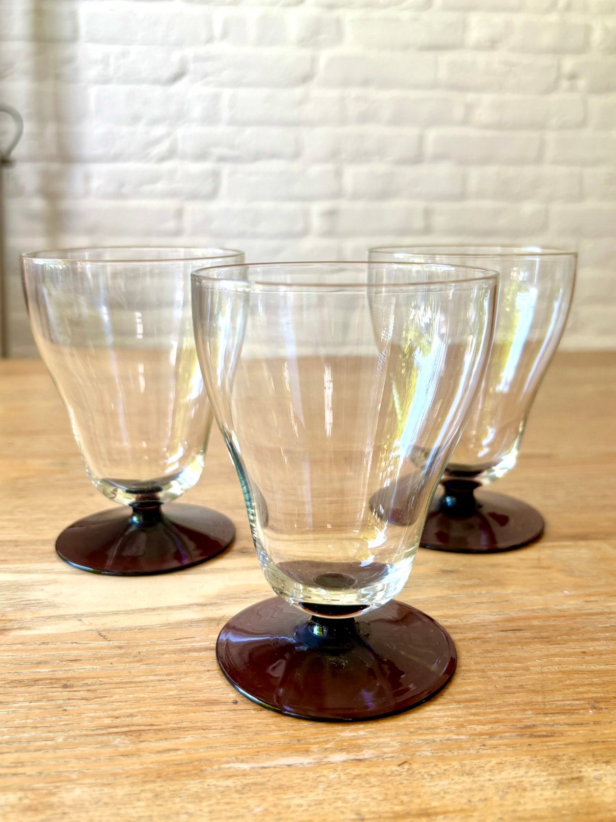 3 glazen Kristalunie Maastricht door W.J.Rozendaal uit 1935, Verzamelen, Glas en Borrelglaasjes, Ophalen of Verzenden, Zo goed als nieuw