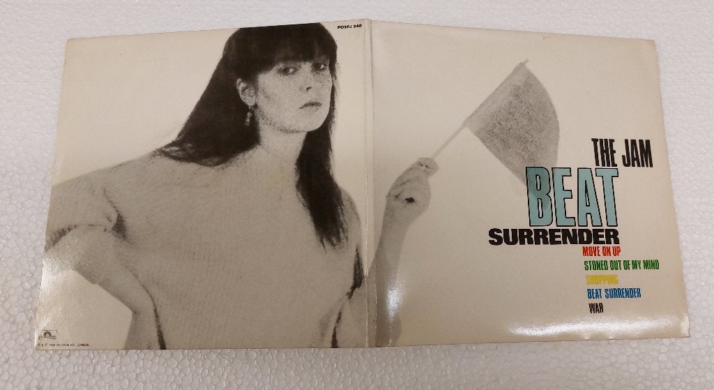 The Jam VINYL DUBBEL SINGLE Beat Surrender UK Paul Weller, Verzenden, Speciale editie, 7 inch, Zo goed als nieuw