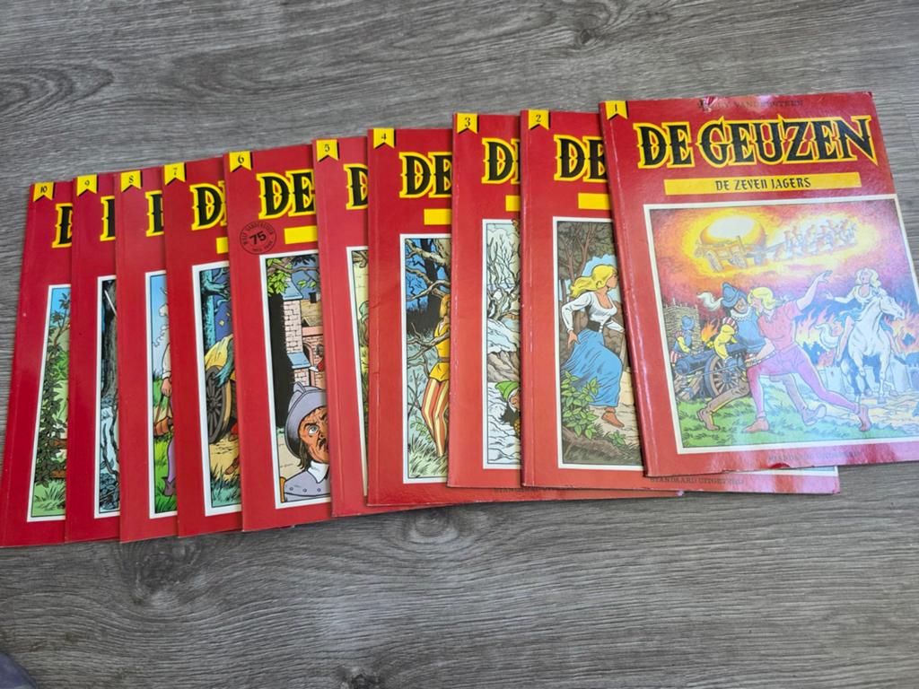De Geuzen - Complete serie (10 delen) - Zo goed als nieuw, Complete serie of reeks, Ophalen of Verzenden, Zo goed als nieuw, Willy Vandersteen