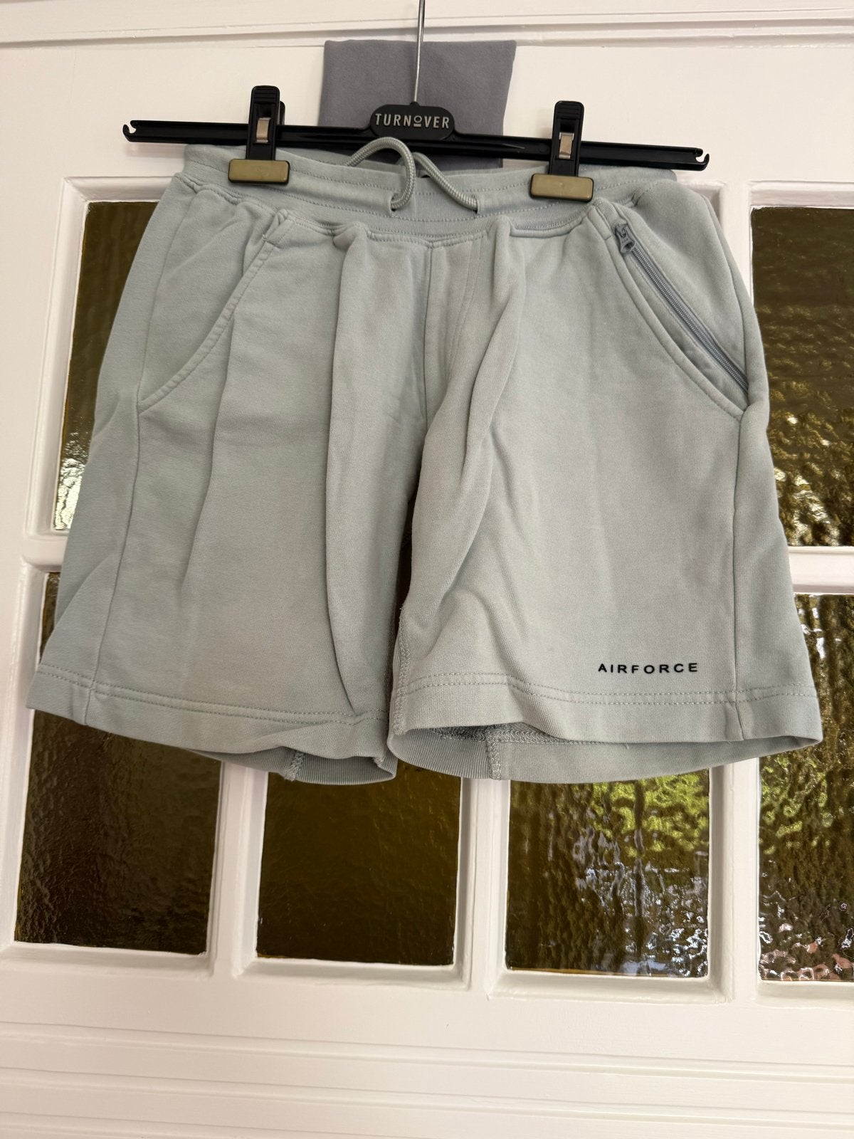 Airforce sweatshorts - Maat S, Ophalen of Verzenden, Gedragen, Maat 46 (S) of kleiner, Grijs