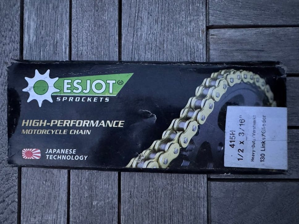 ESJOT High-Performance brommer ketting 415H 130 Schakels, Ophalen of Verzenden, Nieuw