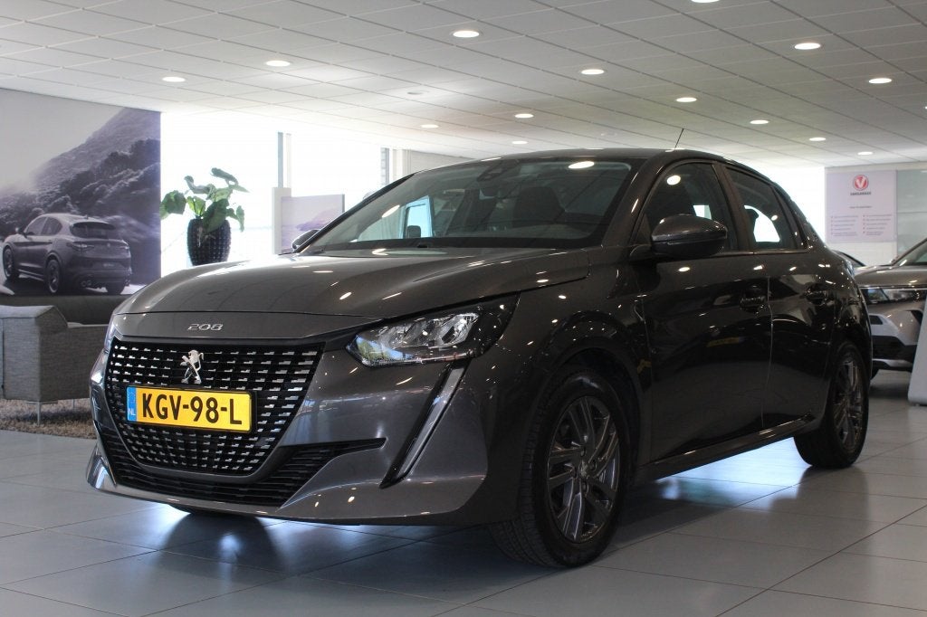 Peugeot 208 1.2 PT Allure Pack/CARPLAY/PDC/NAVIGATIE, Stof, Gebruikt, Zwart, 1199 cc