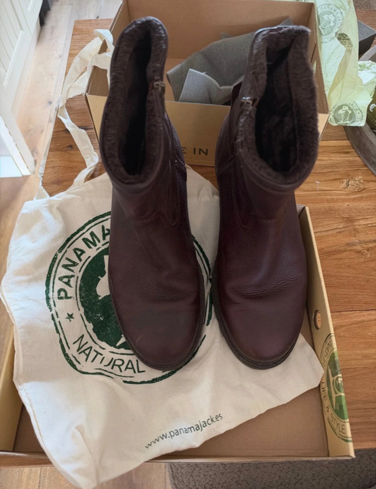 Panama Jack boots heren, Ophalen of Verzenden, Zo goed als nieuw, Bruin, Boots