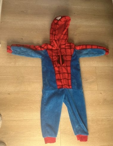 Spiderman Onesie/Pyjama voor Kinderen 98, Nacht- of Onderkleding, Gebruikt, Ophalen of Verzenden, Spiderman